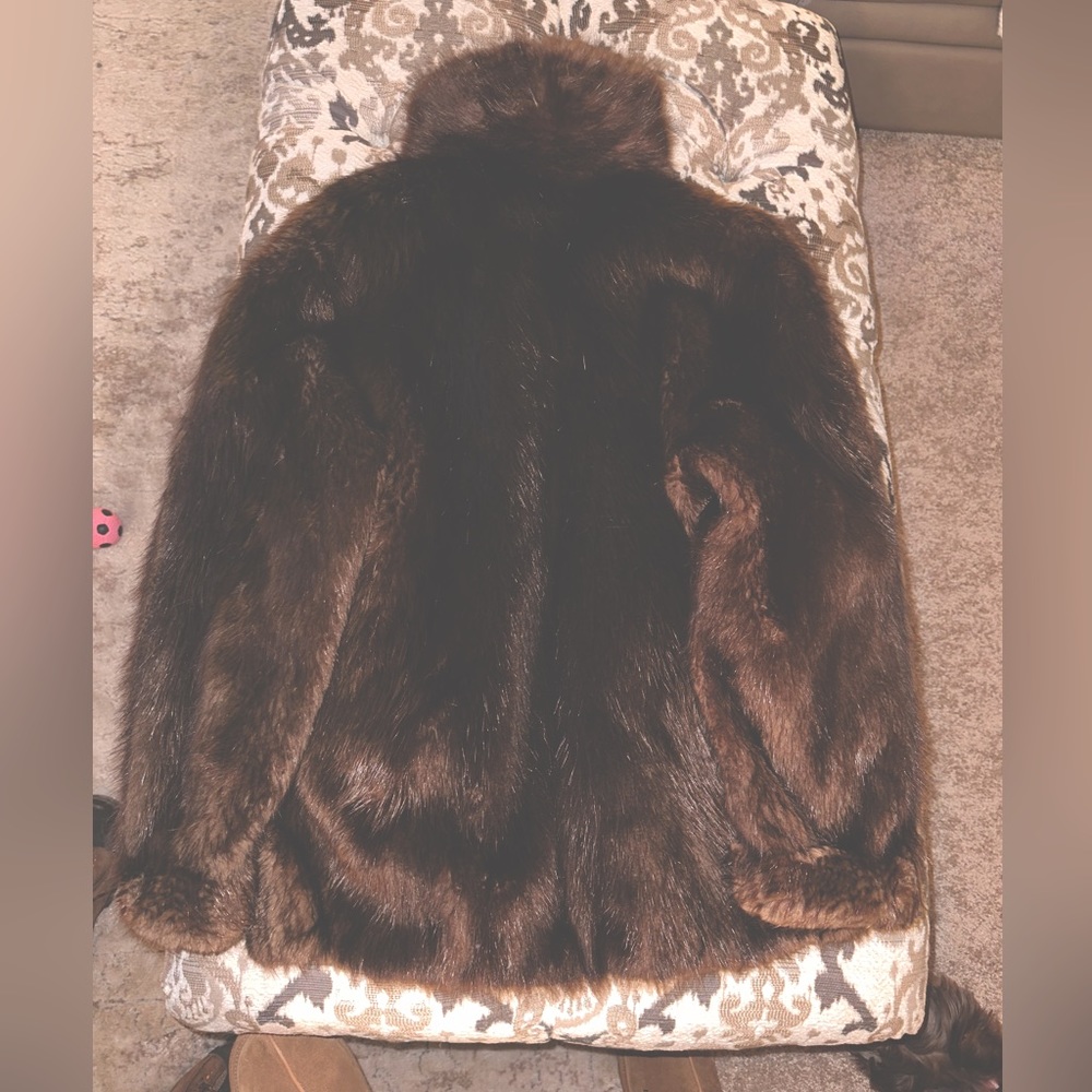 Chocolate Brown Zinman Furs Jacket
